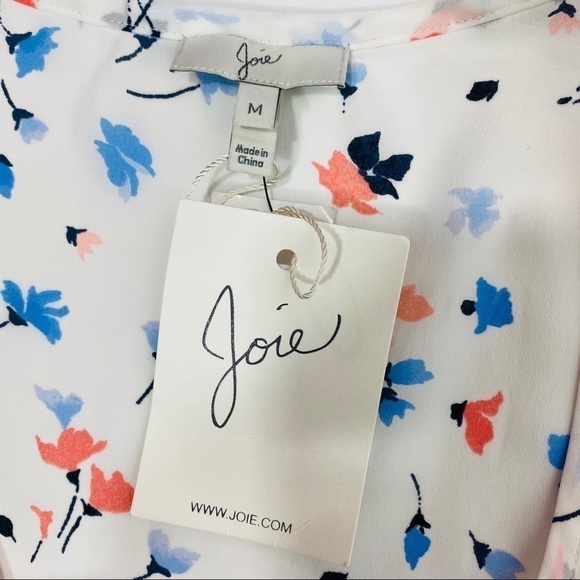 Joie M Erla High/Low Floral Blouse - Picture 8 of 9